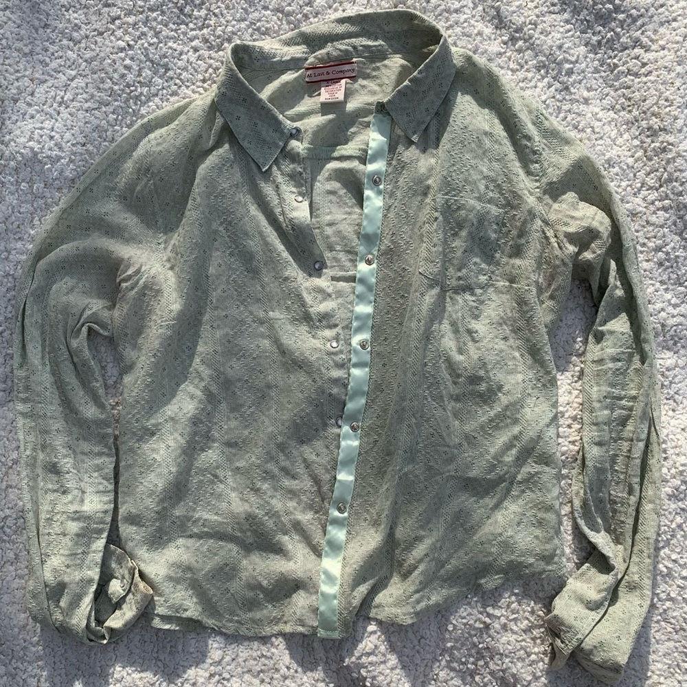 Lightweight Button Down Blouse